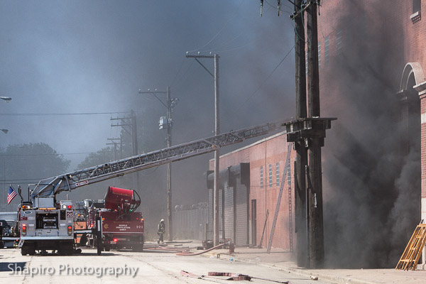 Chicago Fire Department 2-11 Alarm fire at 1034 s kostner 9-25-13 fire scene photos by Larry Shapiro photography
